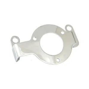 MCS Air cleaner adapter bracket. Chrome