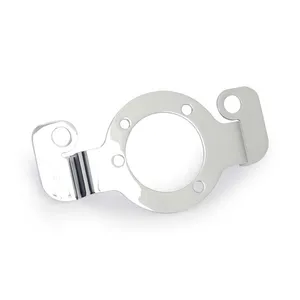 MCS Air cleaner adapter bracket. Chrome