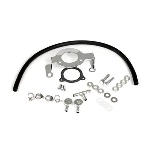 MCS Air cleaner adapter bracket kit. Chrome