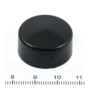 MCS Smoothtopps push-on bolt covers 3/4" hex bolts/nuts. Chrome