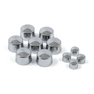 MCS Smoothtopps, push-on bolt cover set. Chrome