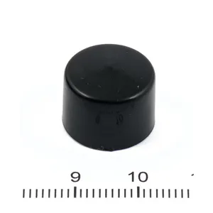 MCS Smoothtopps push-on bolt covers 7/16" hex bolts/nuts. Black