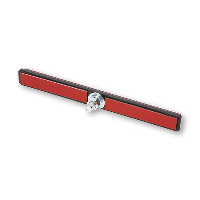 MCS Universal B-Seen reflector. Rectangular. 129x23mm. Red - 905213