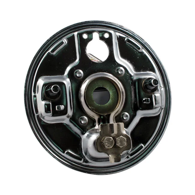 MCS Rear hydraulic brake backing plate, chrome - 41650-63