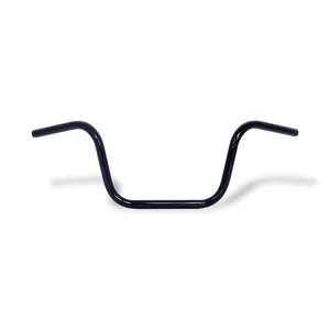 MCS Apehanger handlebar, 10" rise, 1" black