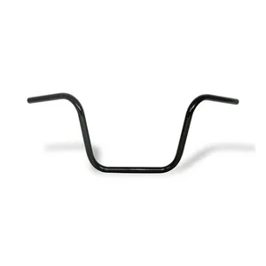 MCS Apehanger handlebar, 12" rise, 1" black