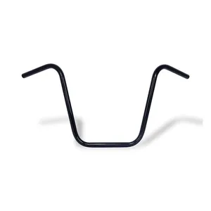 MCS Apehanger handlebar, 16" rise, 1" black
