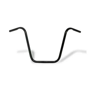 MCS Apehanger handlebar, 16" rise, 1" black