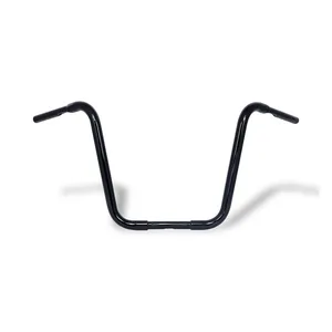 MCS 1-1/4" Buffalo Apehangers, 16" high, black