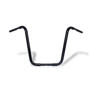 MCS 1-1/4" Buffalo Apehangers, 18" high, black