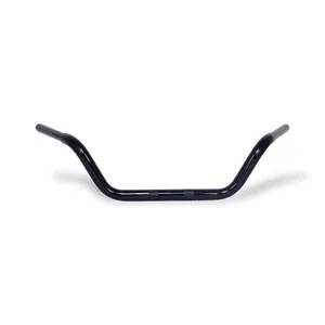 MCS 1-1/4" late Fatboy OEM style handlebar. Black
