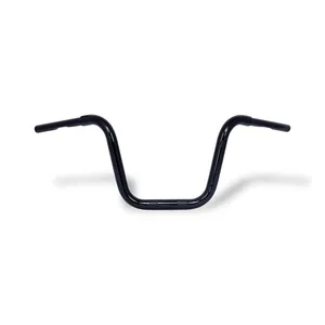 MCS 1-1/4" late Dyna Wide Glide OEM style handlebar. Black