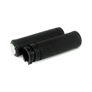 MCS OEM style grip set with throttle sleeve. Black