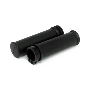 MCS OEM style grip set with throttle sleeve. Black
