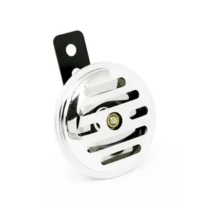 MCS Custom mini-horn, 2.5"/ 65mm. 100 dB. Chrome slotted