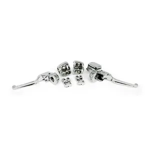 MCS Handlebar control kit chrome 9/16" bore