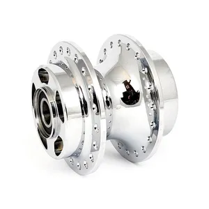 MCS Front wheel hub, chrome