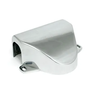 MCS Handlebar clamp cover. Polished