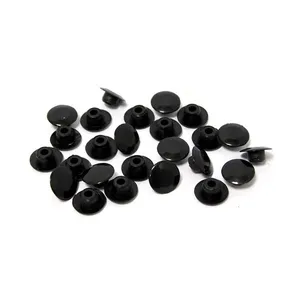 MCS Push-in mushroom allen head plugs 5/16". Black