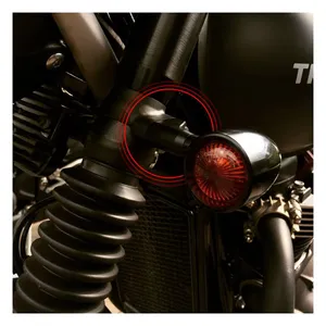 Motone Motone, turn signal brackets for LC Triumph, 8mm. Black