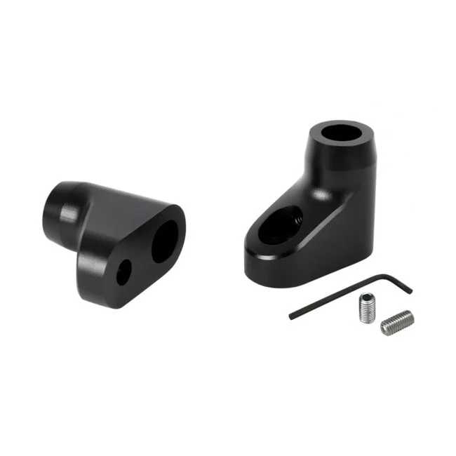 Motone Turn signal brackets for LC Triumph, 8mm. Black