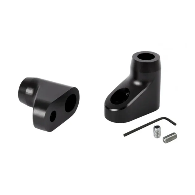 Motone Turn signal brackets for LC Triumph, 10mm. Black