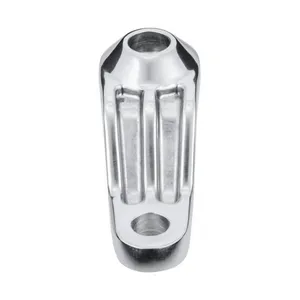 Motone Motone, ribbed Triline turn signal brackets. Polished