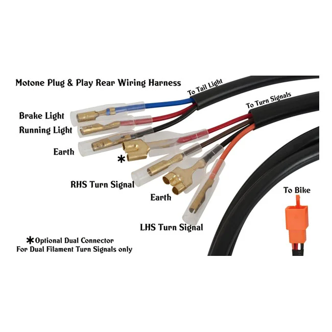 Motone Turn signal wiring harness adapter