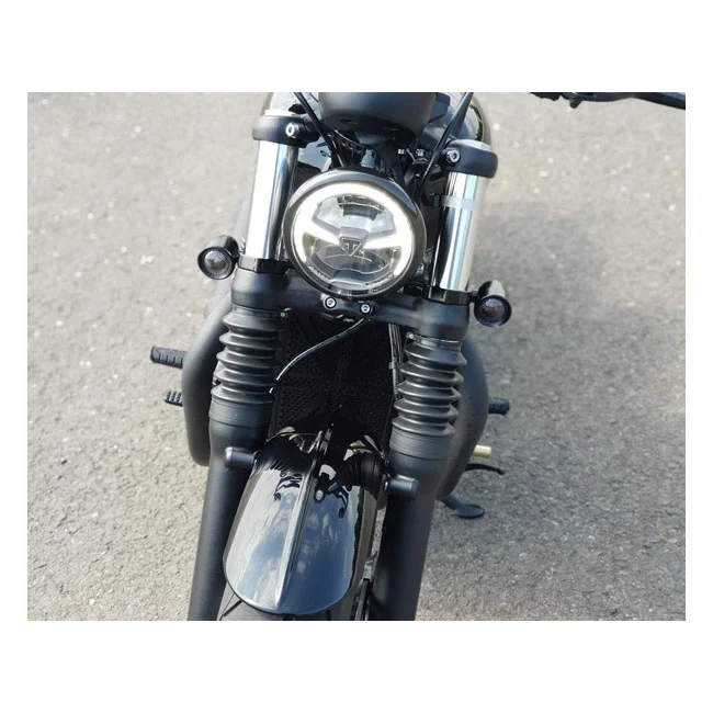 Motone Wrap-around turn signal brackets, 47mm forks