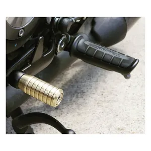 Motone Motone, shifter end peg ribbed. Brass