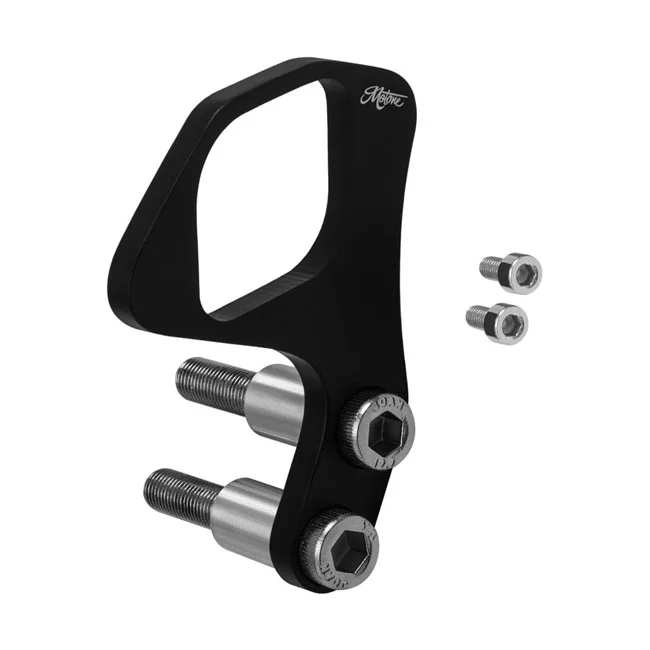 Motone Ignition relocation bracket, RHS. Black