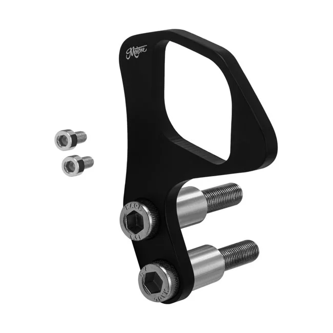 Motone Ignition relocation bracket, LHS. Black