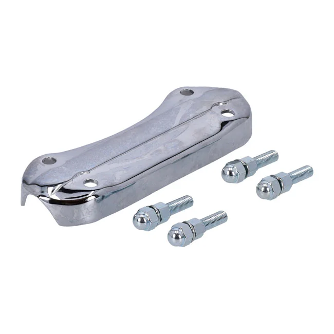 MCS Riser top clamp, Panhead. Chrome - 46141-49