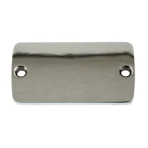 MCS Master cyl. cover. plain chrome