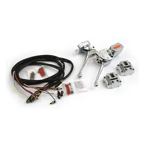 MCS Chrome handlebar control kit