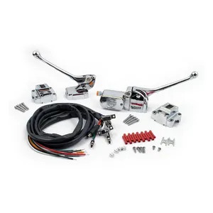 MCS Chrome handlebar control kit