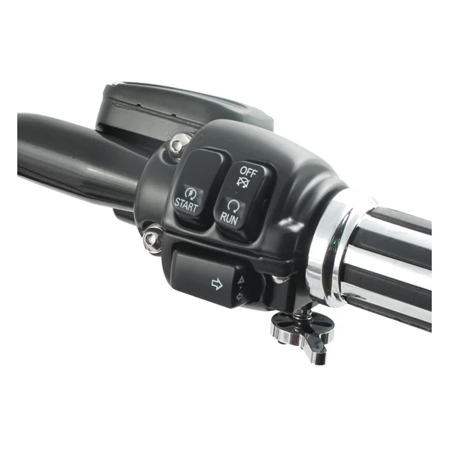 MCS Throttle screw extension lever. Chrome - 56402-83A