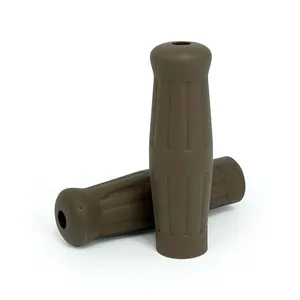 MCS Vintage style 1" grips coffee brown