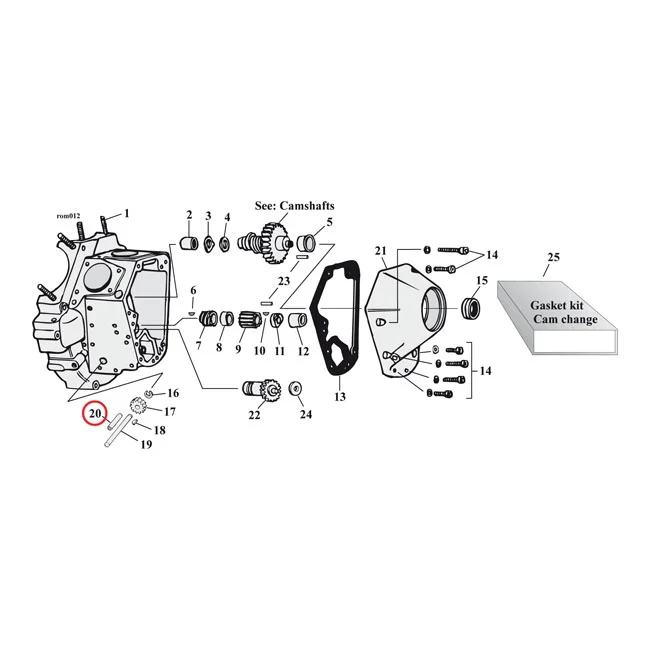 MCS Bushing, oil pump drive shaft - 24641-36