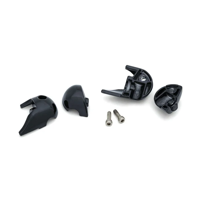Kuryakyn Rear atto turn signal adapters, gloss black