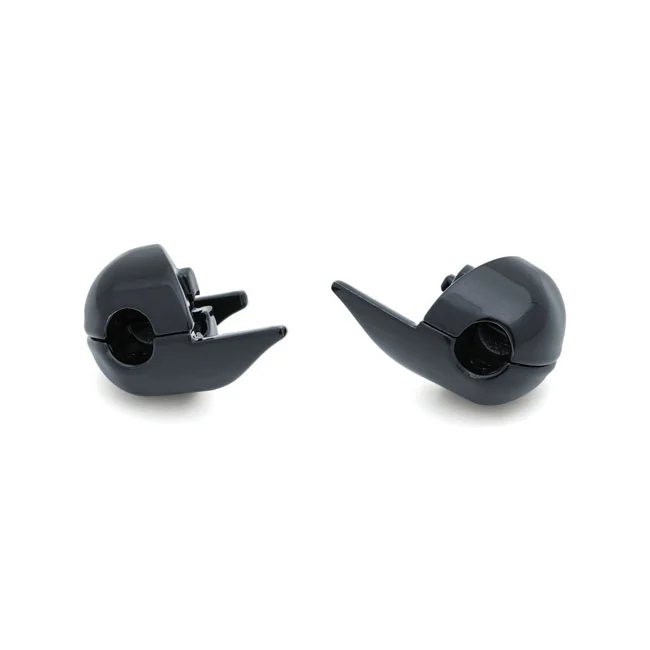 Kuryakyn Rear atto turn signal adapters, gloss black