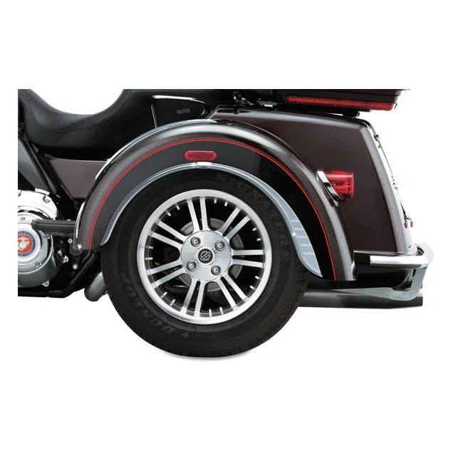 Kuryakyn Trike rear fender accents. Chrome