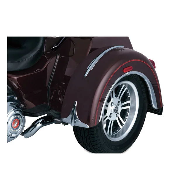 Kuryakyn Trike rear fender accents. Chrome