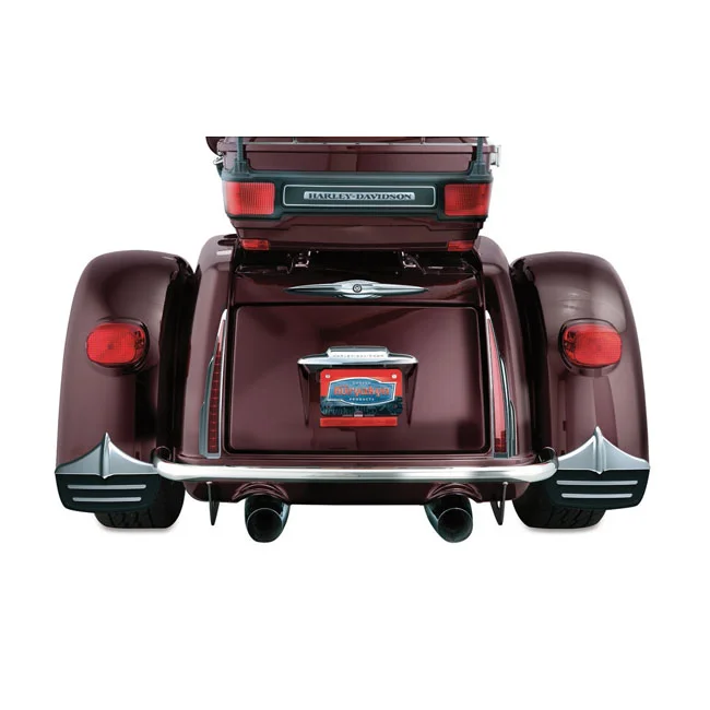 Kuryakyn Trike mud flaps. Chrome