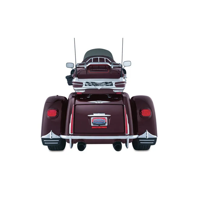 Kuryakyn Trike mud flaps. Chrome