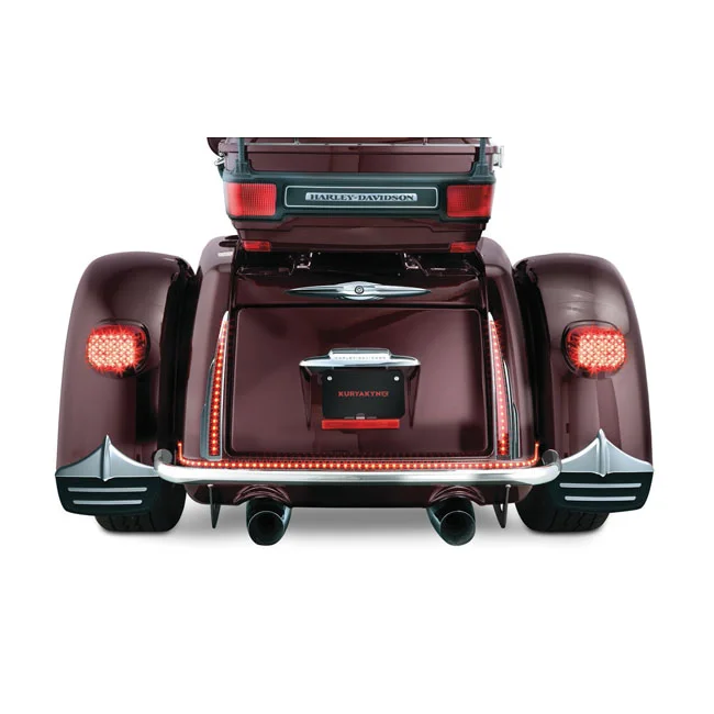 Kuryakyn Trike rear light bars. Chrome