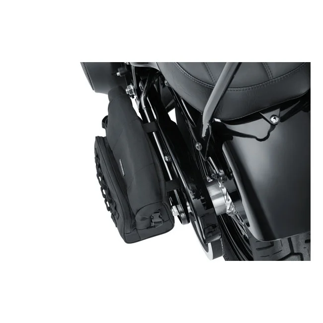 Kuryakyn Hoodrat universal swing arm bag, black