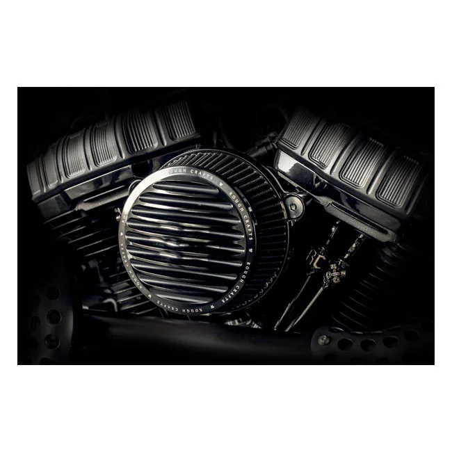 Rough Crafts Crafts, air cleaner cover for Big Sucker. Black