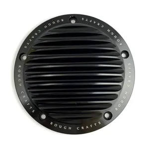 Rough Crafts Rough Crafts, finned derby cover. Black
