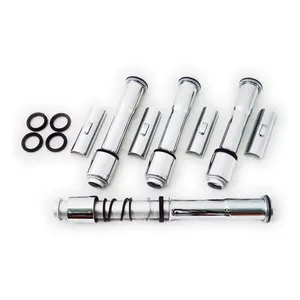 MCS Complete 04-up XL multiple-parts pushrod cover kit. Chrome